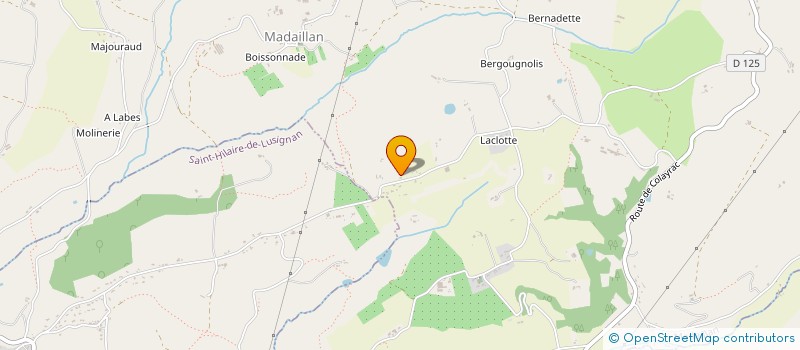 localisation de l'entreprise SCI DES RIVES  MADAILLAN