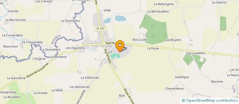 localisation de l'entreprise SCI DES RIVES  CUILLE