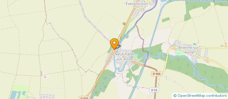 localisation de l'entreprise SCI DES RIVES  VILLENEUVE-SUR-AISNE