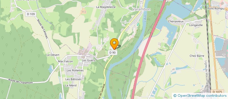 localisation de l'entreprise SCI DES RIVES DE LA JOUANNE  VARAMBON