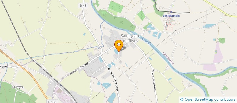 localisation de l'entreprise SCI DES RIVES DE SAINT-JEAN à SAINT-JEAN-DE-RIVES