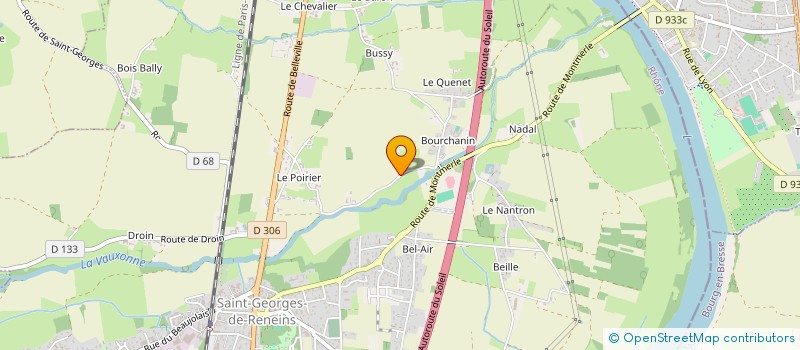 localisation de l'entreprise SCI DES RIZES  SAINT-GEORGES-DE-RENEINS