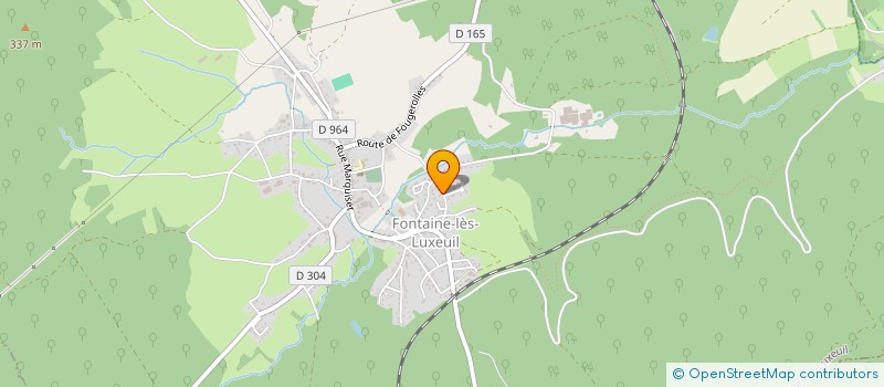 localisation de l'entreprise SCI DES RIZIERES  FONTAINE-LES-LUXEUIL