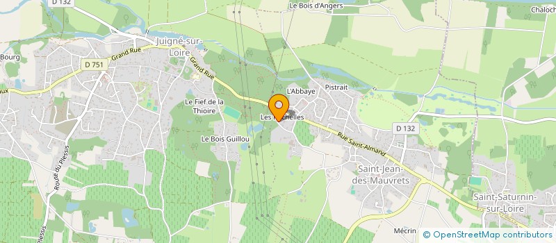 localisation de l'entreprise SCI DES ROCHELLES  LES GARENNES SUR LOIRE