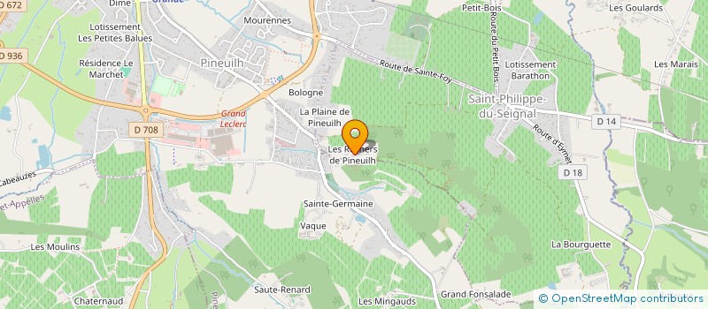 localisation de l'entreprise SCI DES ROCHERS  SAINT-PHILIPPE-DU-SEIGNAL