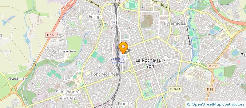 localisation de l'entreprise SCI DES ROCHERS à LA ROCHE-SUR-YON