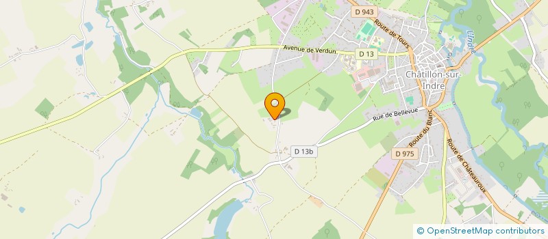 localisation de l'entreprise SCI DES ROCHERS à CHATILLON-SUR-INDRE