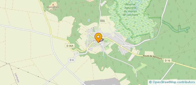 localisation de l'entreprise SCI DES ROCHERS  LARCHANT