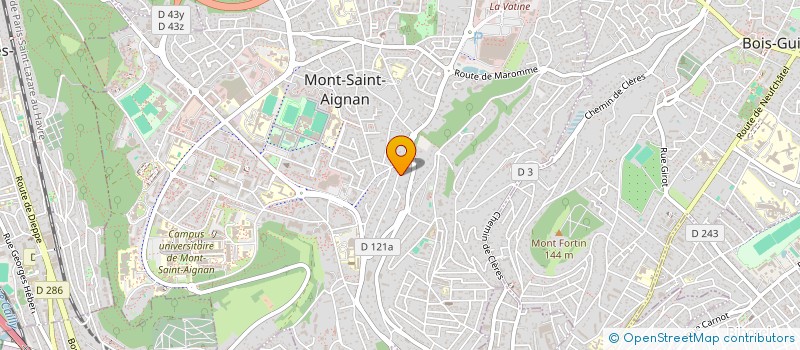 localisation de l'entreprise SCI DES ROCHES  MONT-SAINT-AIGNAN