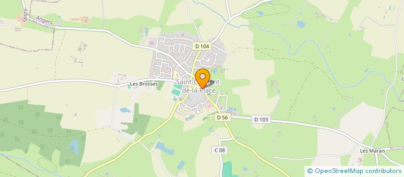 localisation de l'entreprise SCI DES ROCHES  VAL D'ERDRE-AUXENCE