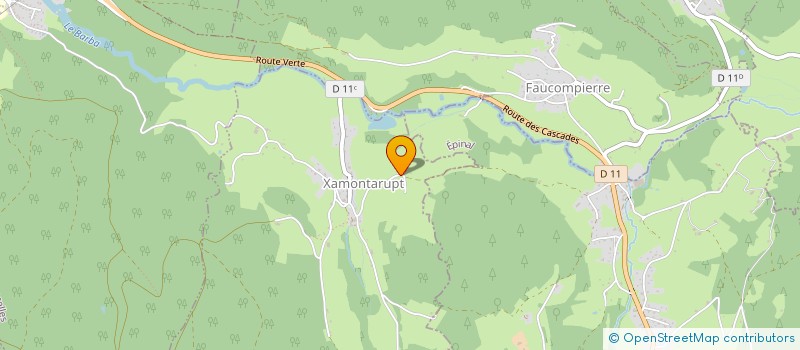 localisation de l'entreprise SCI DES ROCHES  XAMONTARUPT