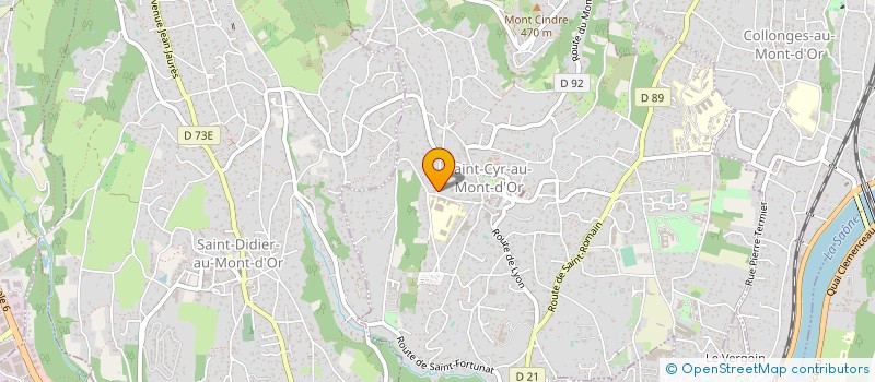 localisation de l'entreprise SCI DES ROCHES  SAINT-CYR-AU-MONT-D'OR