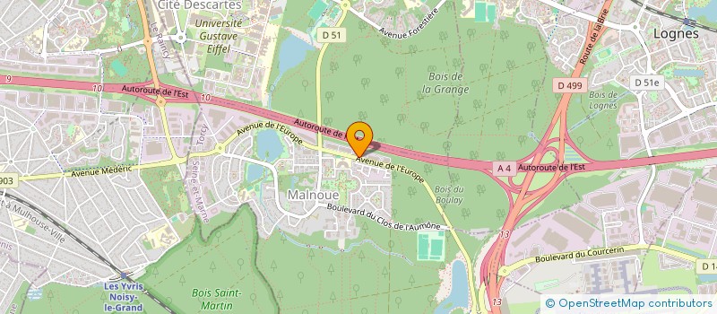 localisation de l'entreprise SCI DES ROCHES  EMERAINVILLE