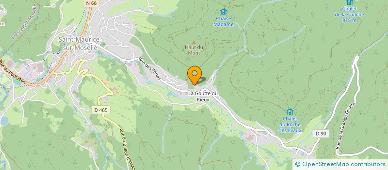 localisation de l'entreprise SCI DES ROCHES  SAINT-MAURICE-SUR-MOSELLE