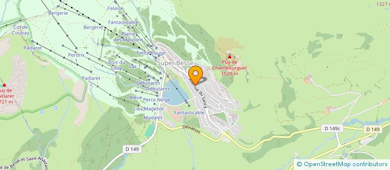 localisation de l'entreprise SCI DES ROCHES  BESSE-ET-SAINT-ANASTAISE