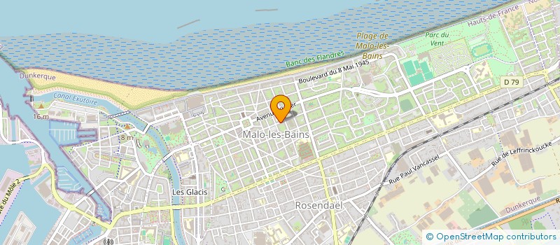 localisation de l'entreprise SCI DES ROCHES à DUNKERQUE