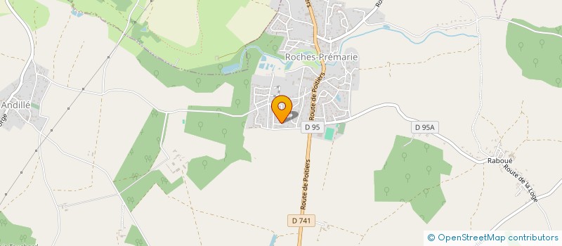 localisation de l'entreprise SCI DES ROCHES CHAUVE  ROCHES-PREMARIE-ANDILLE