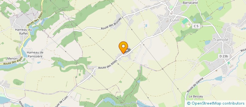 localisation de l'entreprise SCI DES ROCHETS  CULIN