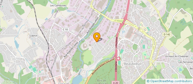 localisation de l'entreprise SCI DES ROCHILLOUX à LIMOGES