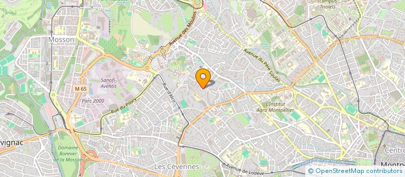 localisation de l'entreprise SCI DES ROGNONS à MONTPELLIER