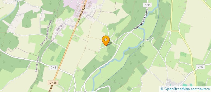 localisation de l'entreprise SCI DES ROIS MAGES  TREIS-SANTS-EN-OUCHE