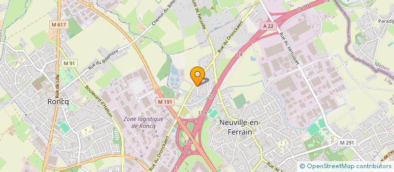localisation de l'entreprise SCI DES ROITELETS à NEUVILLE-EN-FERRAIN