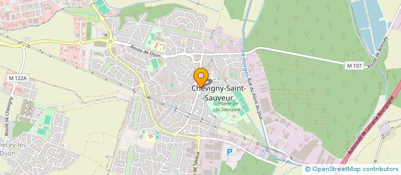 localisation de l'entreprise SCI DES ROMAINS  CHEVIGNY-SAINT-SAUVEUR