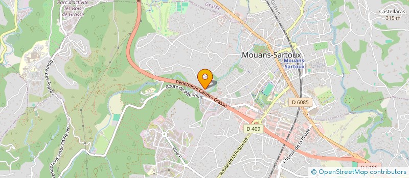 localisation de l'entreprise SCI DES ROMAINS à MOUANS-SARTOUX