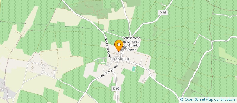 localisation de l'entreprise SCI DES ROMAINS à FOUSSIGNAC