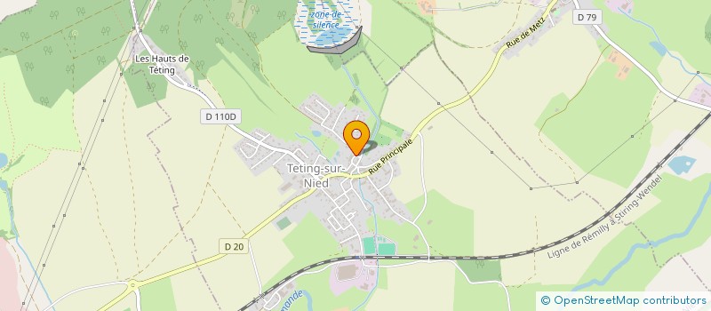 localisation de l'entreprise SCI DES ROMAINS  TETING-SUR-NIED