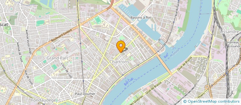 localisation de l'entreprise SCI DES ROMARINS EN FLEURS  BORDEAUX