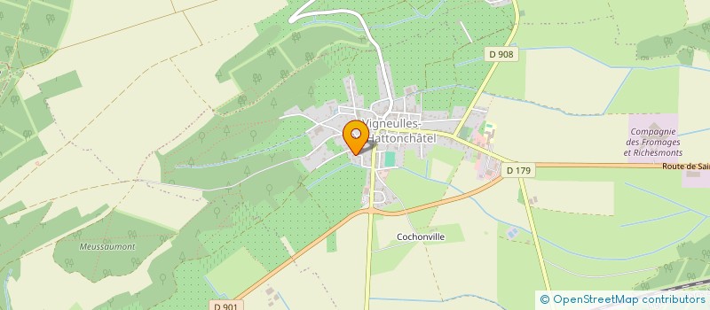 localisation de l'entreprise SCI DES ROSEAUX à VIGNEULLES-LES-HATTONCHATEL