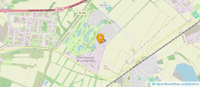 localisation de l'entreprise SCI DES ROSEAUX  LA WANTZENAU