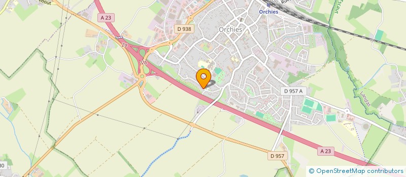 localisation de l'entreprise SCI DES ROSEAUX  ORCHIES