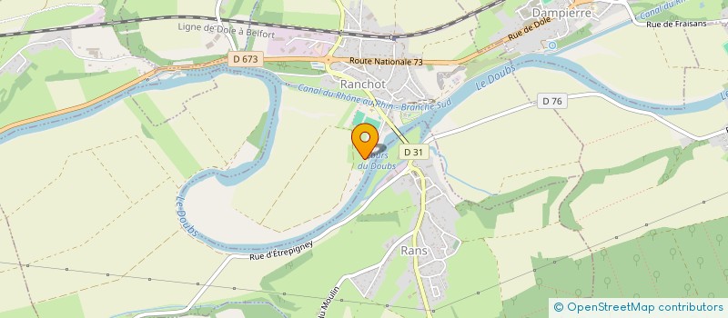 localisation de l'entreprise SCI DES ROSEAUX  RANCHOT