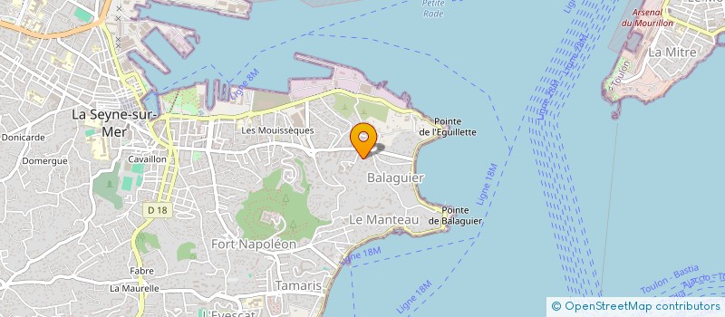 localisation de l'entreprise SCI DES ROSEAUX à LA SEYNE SUR MER