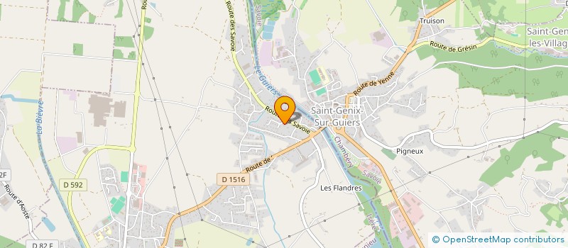 localisation de l'entreprise SCI DES ROSEAUX  AOSTE