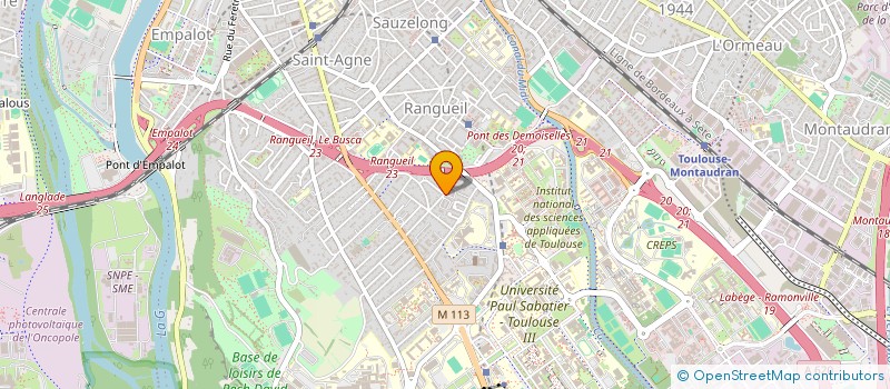 localisation de l'entreprise SCI DES ROSES  TOULOUSE