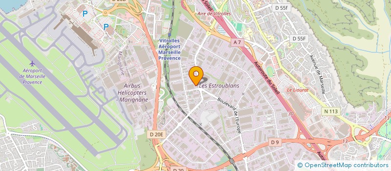 localisation de l'entreprise SCI DES ROSES à VITROLLES