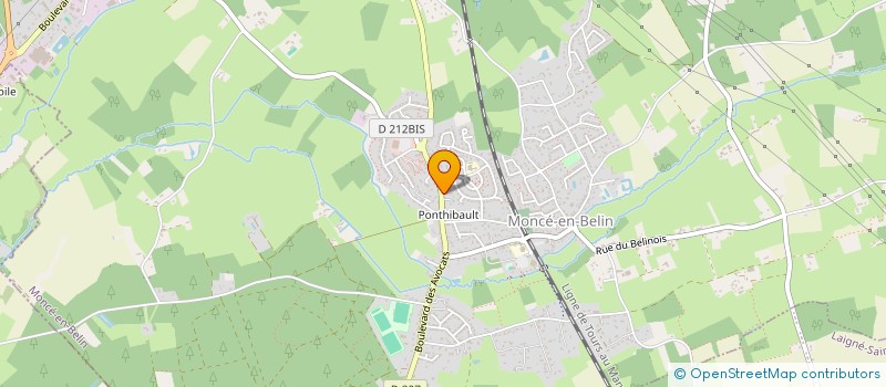 localisation de l'entreprise SCI DES ROSES  MONCE-EN-BELIN