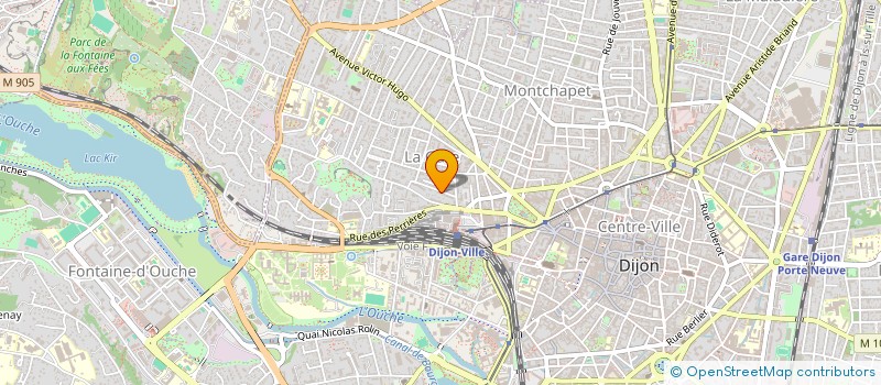 localisation de l'entreprise SCI DES ROSES à DIJON