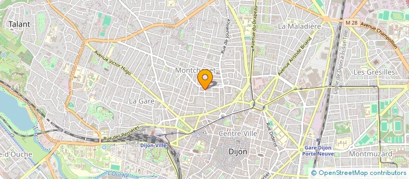 localisation de l'entreprise SCI DES ROSES à DIJON