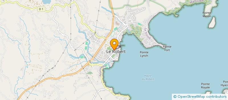 localisation de l'entreprise SCI DES ROSES  LE ROBERT