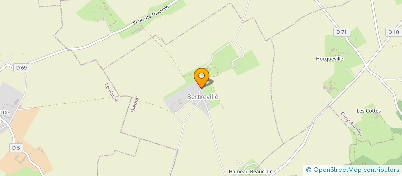 localisation de l'entreprise SCI DES ROSES  BERTREVILLE