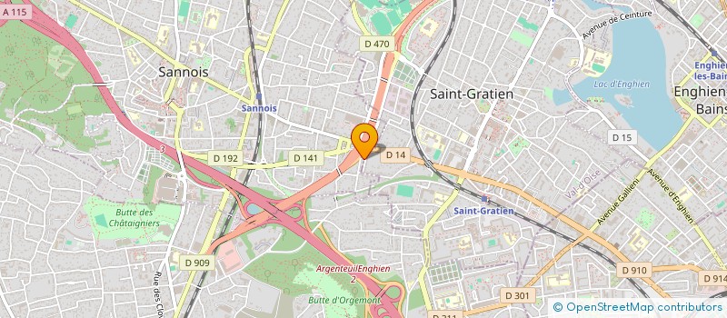 localisation de l'entreprise SCI DES ROSES  SANNOIS