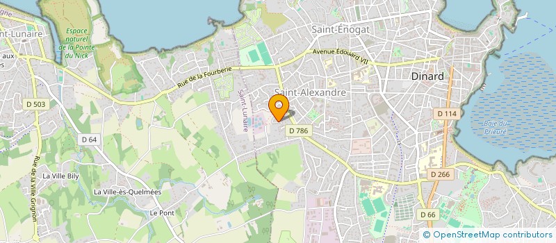 localisation de l'entreprise SCI DES ROSES 94  DINARD