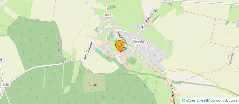 localisation de l'entreprise SCI DES ROSES  WASSIGNY