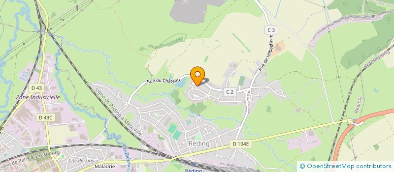 localisation de l'entreprise SCI DES ROSES AUX COQUELICOTS  REDING