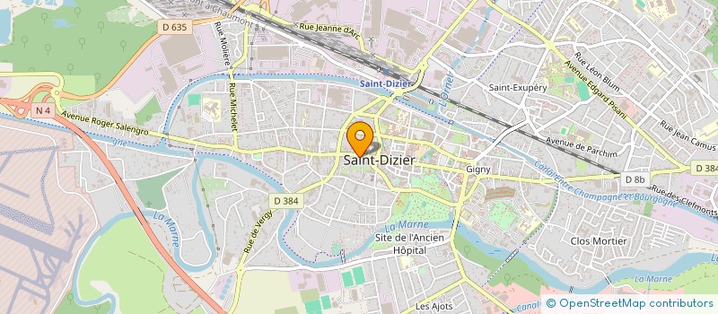 localisation de l'entreprise SCI DES ROSES D'YEU à SAINT-DIZIER