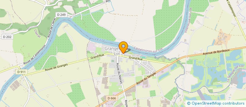 localisation de l'entreprise SCI DES ROSIERS  LAPARADE